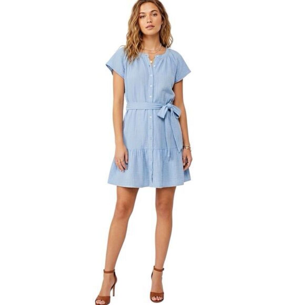 Blu Pepper Womens Dress Sz Small Mini Flutter Sleeve Cottage Cottagecore Summer